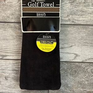 Devant Dri-Tac Golf Towel NWT, Black